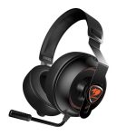 Audífono Gamer Cougar Phontum Essential, Stereo Headset, Black/Orange ENTREGA INMEDIATA