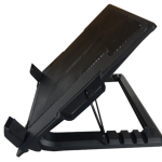 Base enfriadora para notebook Clio, Hasta 17", 2 USB, Luz Azul