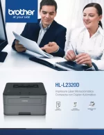 Impresora Brother HL-L2320D Dúplex (Láser B/N, 30ppm, 600dpi, USB) ENTREGA INMEDIATA - Imagen 2