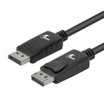 Xtech - Cable DisplayPort - DisplayPort (M) a DisplayPort (M) - 1.8 m - trabado - negro