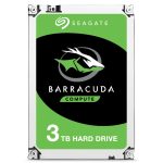 Disco Duro 3TB para PC 3.5", Seagate BarraCuda, 5400 RPM, 256MB Cache, SATA 6.0Gb/s