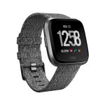 Smartwatch Fitbit Versa Fitness Watch Special Edition (Charcoal Woven/Graphite Aluminum)