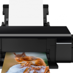 Impresora EPSON Ecotank L805 imprime CD y DVD de 6 colores