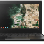 Notebook Lenovo Chromebook 100e, 2° Gen, AMD A4, Ram 4GB, 32GB eMMC, LED 11,6'', Color Negro
