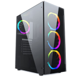 Gabinete Gamer Morpheus JX188-10 4 Fans ARGB Mid Tower
