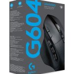 Mouse Logitech G604 Lightspeed, 15 Botones, 16000 DPI, Black