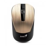 Mouse Genius BlueEye NX-7015, Inalámbrico, USB, 1200DPI, Gold Acero