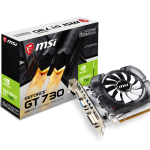 Tarjeta de Video MSI GeForce GT 730, DDR3 4GB, DirectX 12, PCIe 2.0