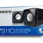 PARLANTE XTECH MINI PARA PC 2,0, 5W RMS, USB Y 3,5MM