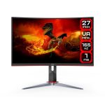 Monitor Gamer AOC Curvo de 27“ (VA, Full HD, 240Hz, 0.5ms, DP+HDMI, FreeSync, Vesa)