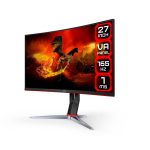 Monitor Gamer AOC Curvo de 27“ (VA, Full HD, 240Hz, 0.5ms, DP+HDMI, FreeSync, Vesa) - Imagen 2