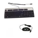 Kit Teclado y Mouse HP (USB, Ingles, Negro)