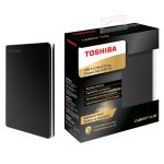 Disco Duro Externo Toshiba Canvio Slim de 2TB (USB 3.0, Micro-USB B, Negro)