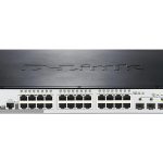 Switch D-Link DGS-1510 de 28 Puertos (Gestionado, 92 Gbps, PoE, SFP+, 193 W)