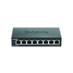 Switch D-Link Gestionado (Ethernet 10/100/1000, 8 puertos, Negro)