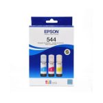 Pack de Botellas Tintas Epson T544 EcoTank (Cyan, Magenta, Amarillo)