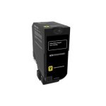 Cartucho de Tóner Lexmark 74C4HY0 (hasta 12k págs, Amarillo)