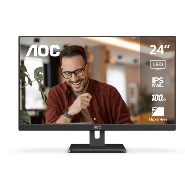 Monitor AOC 24E3H2 23.8″ FHD 1920*1080 VA HDMI IPS 100Hz