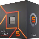 Procesador AMD Ryzen 5 7600, AM5, 3.8 GHz (hasta 5.1 GHz), Caché 32MB, 6 Núcleos, 65W