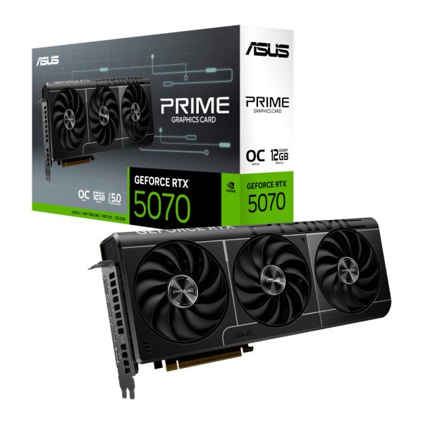 Tarjeta de Video ASUS PRIME RTX 5070 OC 12GB GDDR7