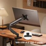 SOPORTE ERGONÓMICO ESCRITORIO BRAZO MONITOR LCD MESA 13" - 32" - Imagen 3