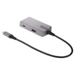 Adaptador Multipuertos USB-C - USB-C a HDMI 2.0 4K 60Hz, PD con Paso de 100W